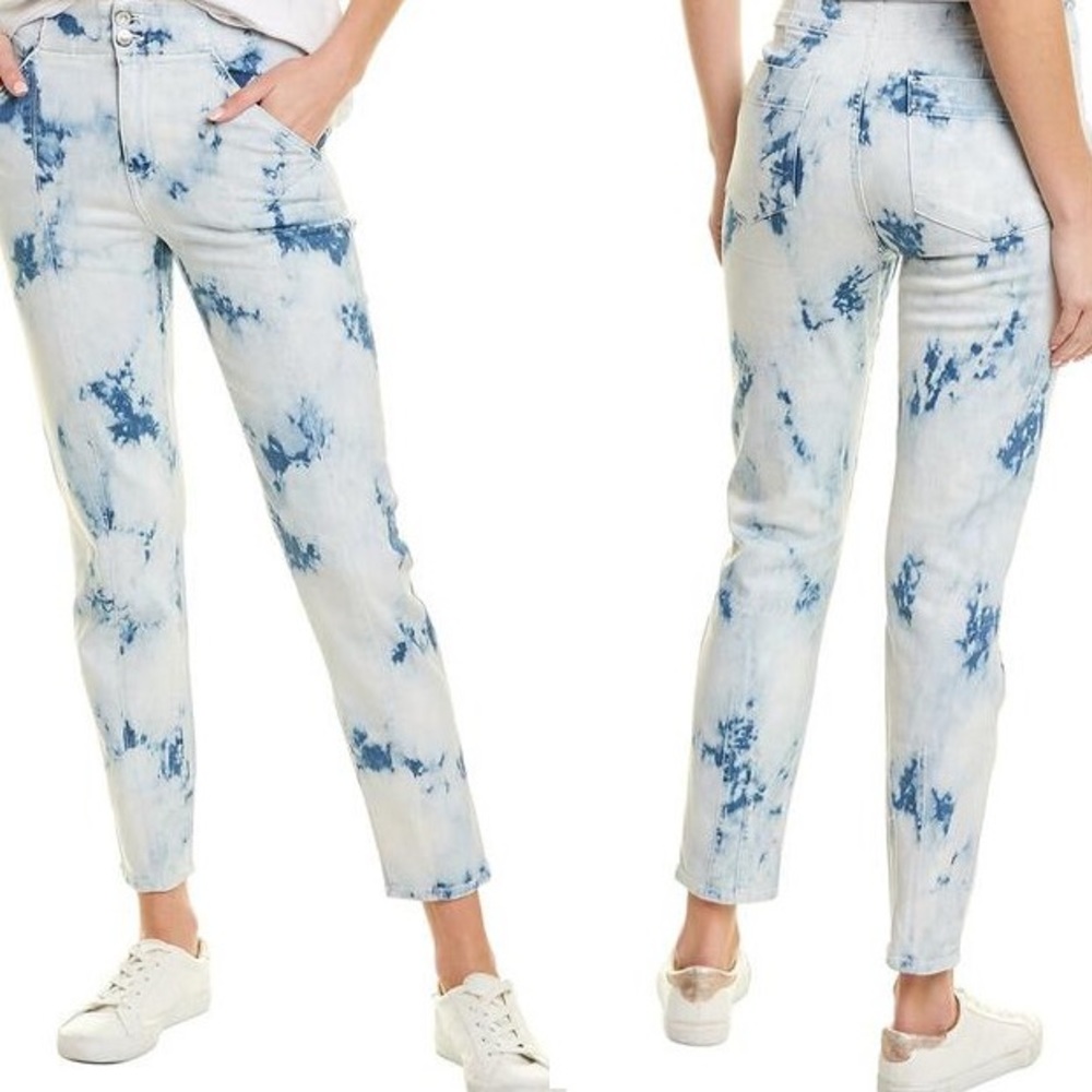 Veronica Beard Kallie Tie-Dye High Rise Jeans